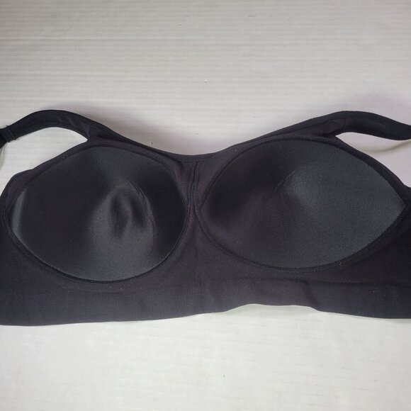 Truekind Black Everyday Comfort Straps Wireless Shaping Bra #10024 Size XL - Picture 3 of 5